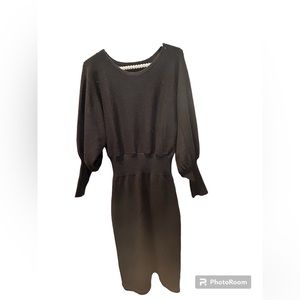 SHEIN - Knit Black Dress